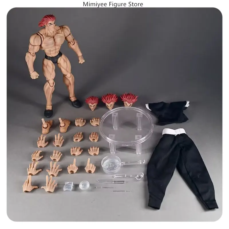 

19 см Baki Hanma Yujirō Battle Damaged аниме шарнирный шарнир ПВХ фигурка статуя украшение для рабочего стола подарок ​
