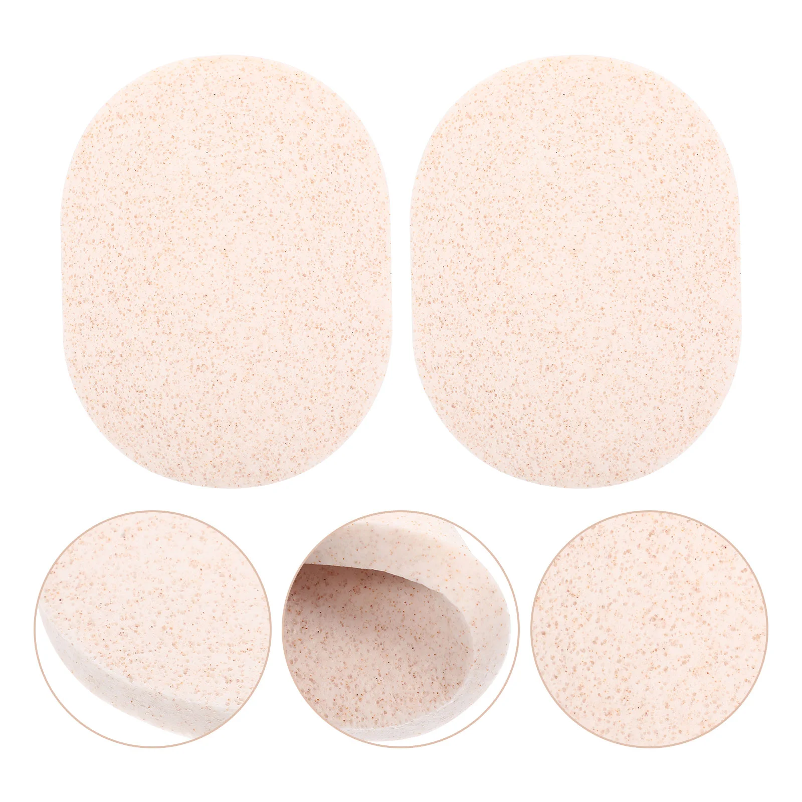 Convenient Exfoliating Sponge Face Cleaner Wash Oil Cleanser for Reusable Scrubber Hanging Travel Sponges