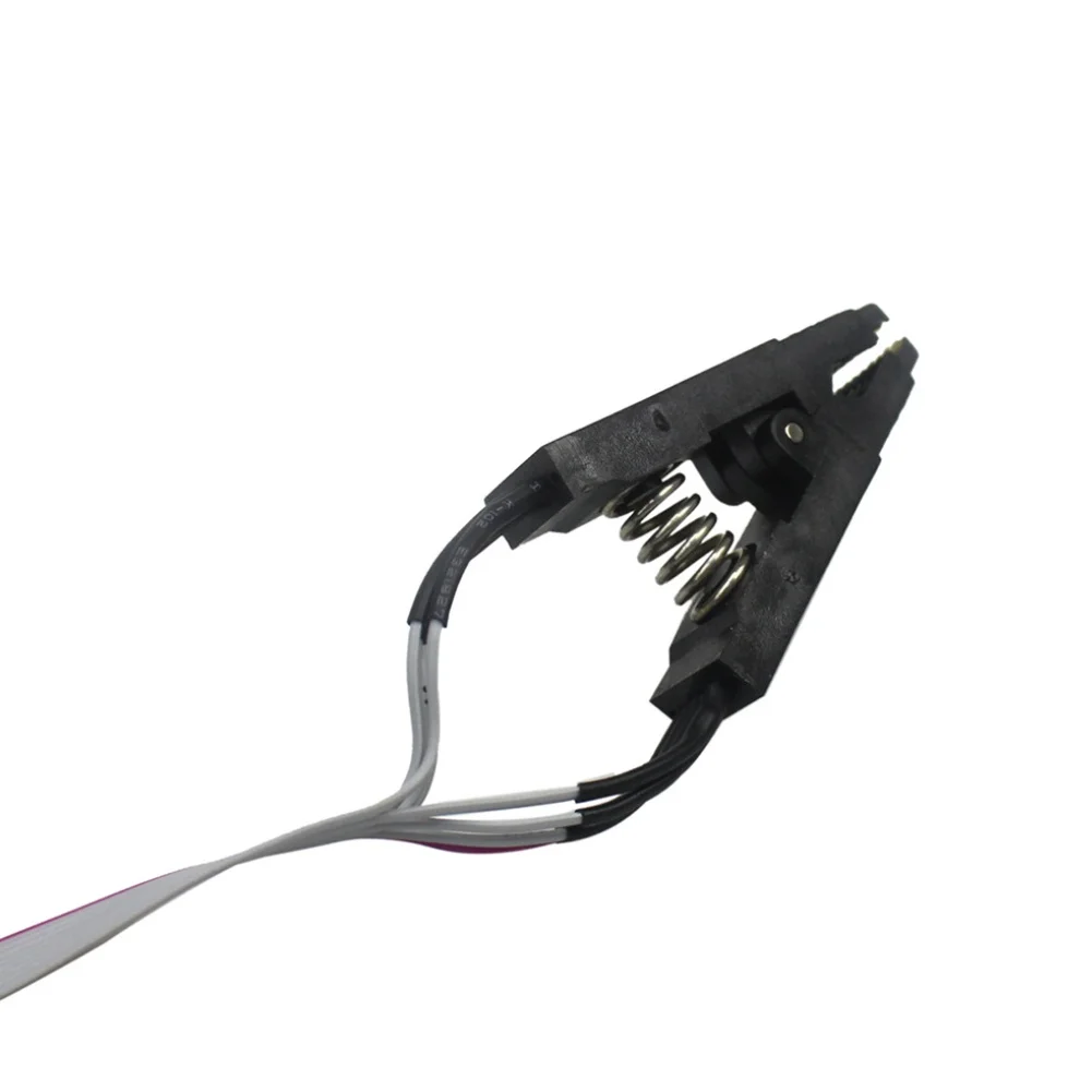 

CH341A SOP8 к DIP8 Тестовый зажим для записи микросхемы SOIC8 SOP8 с портативным легким пластиковым материалом печатной платы