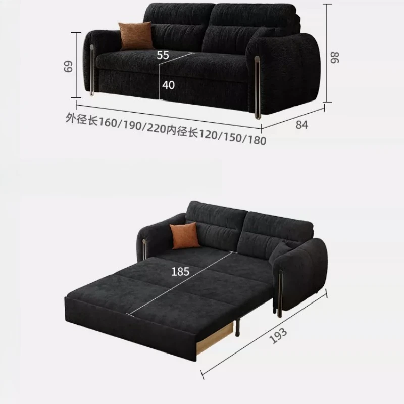 Curved Daybed Sofas Beds Puffs Reading Black Apartments Sofas Beds Cuddle 2 Seater Fotele Do Salonu Living Room Furniture