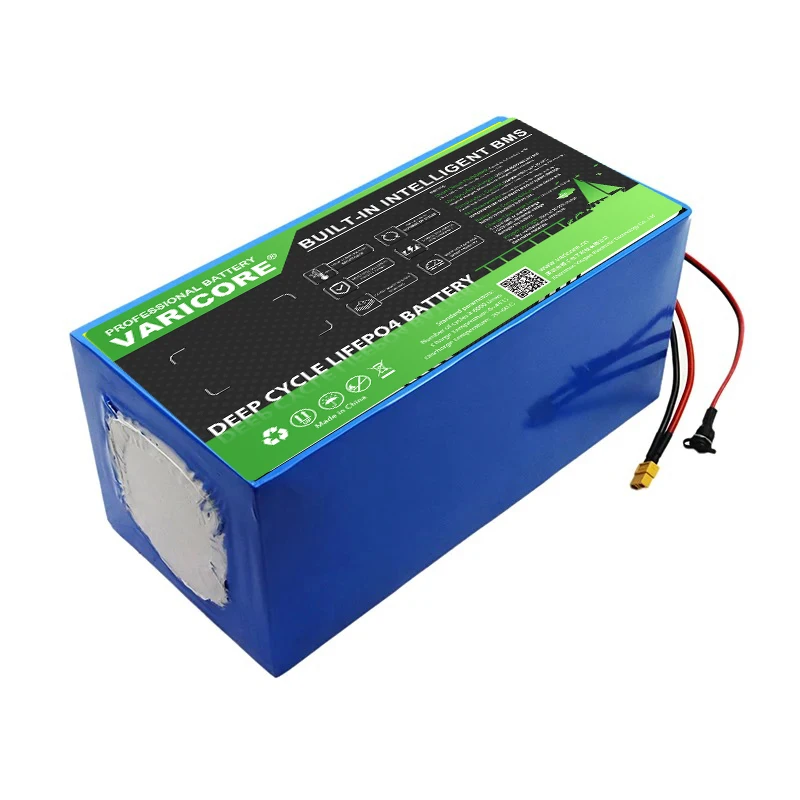 VariCore 60V 30ah 20S2P LiFePo4 Battery Pack 32140 Built in BMS 0-3200W Motor High Power Lithium Iron Phosphate Battery