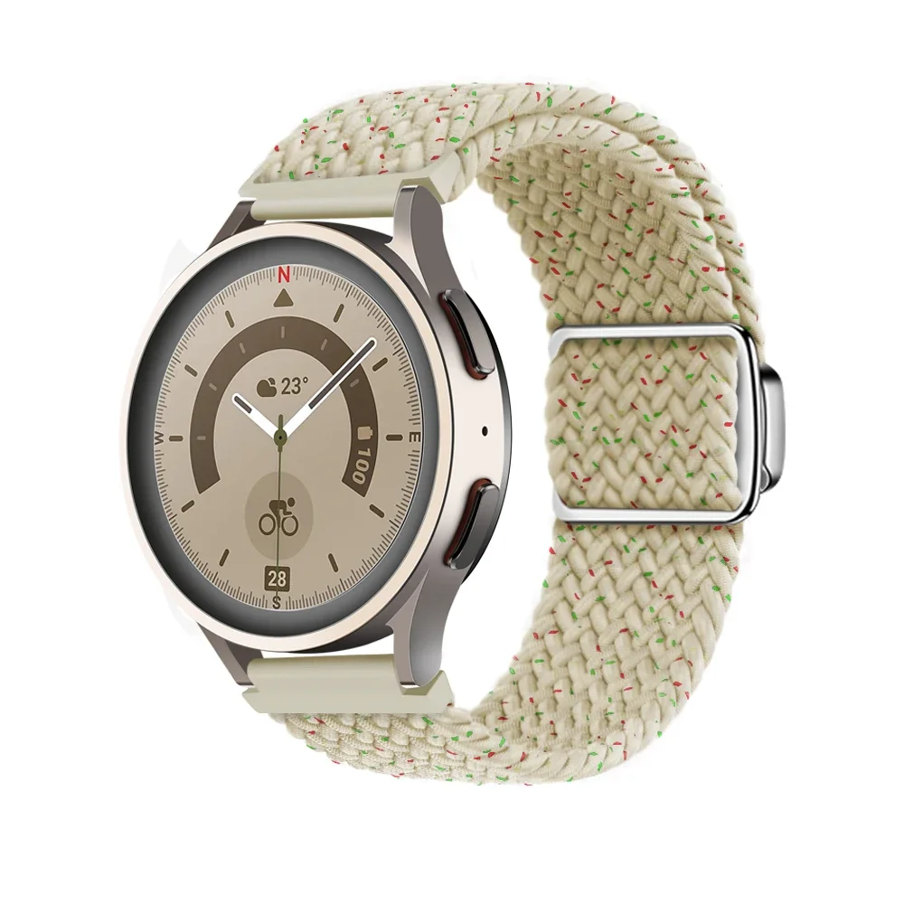 20 مللي متر 22 مللي متر المغناطيسي مضفر حلقة حزام لسامسونج غالاكسي ساعة 7 6 5 4 قابل للتعديل معصمه هواوي ساعة 5 4 3 برو GT5-4-3 46 مللي متر #4