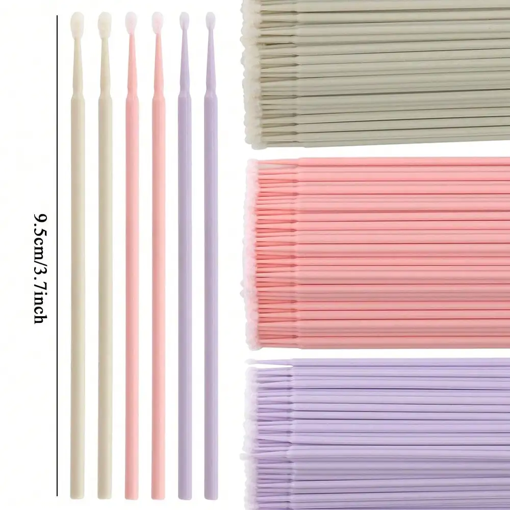 100pcs Disposable Micro Swabs, Micro Applicator Brushes, Micro Swabs For Eyelash Extension, Micro Mascara Brushes, Micro Applicator Brushes For Makeup Removal And Personal Care, Micro Swabs, Long-Tipped Micro Brush Applicators, Cleaning Sticks.,Cheap,Vale