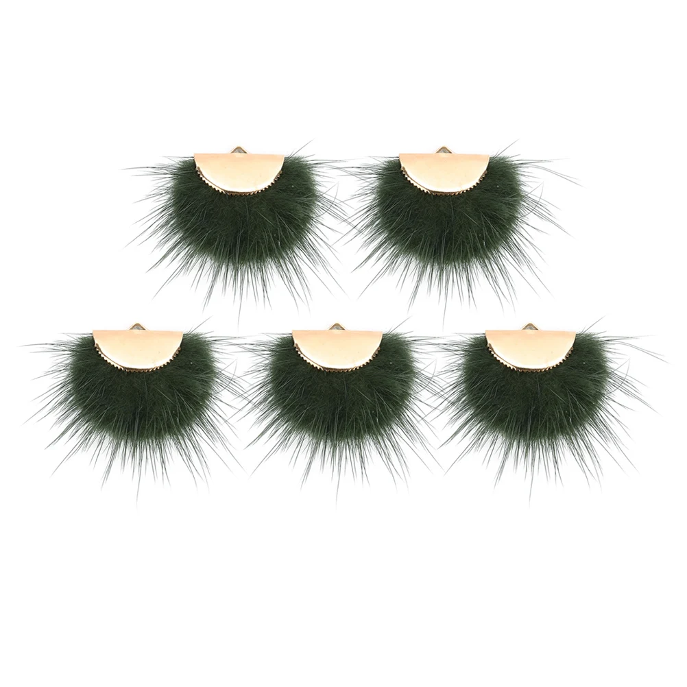 

Earrings Accessories Ornament Small Accessory Decoration Charm Army Green Jewelry Making Supply
