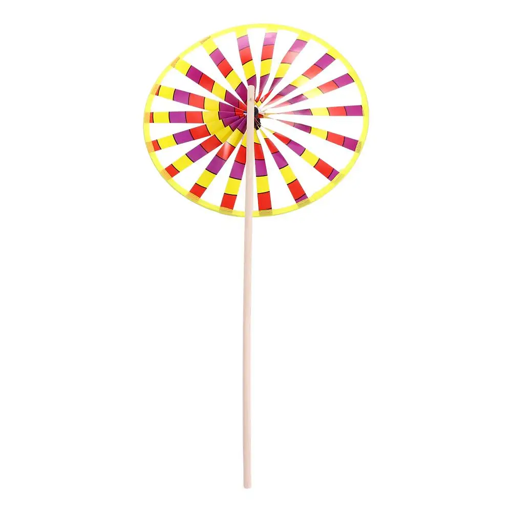 Fun Interest Outdoors Toy For Kids Children Gifts Rotating Toys Single Layer Windmill Wind Spinner Windmill Toys