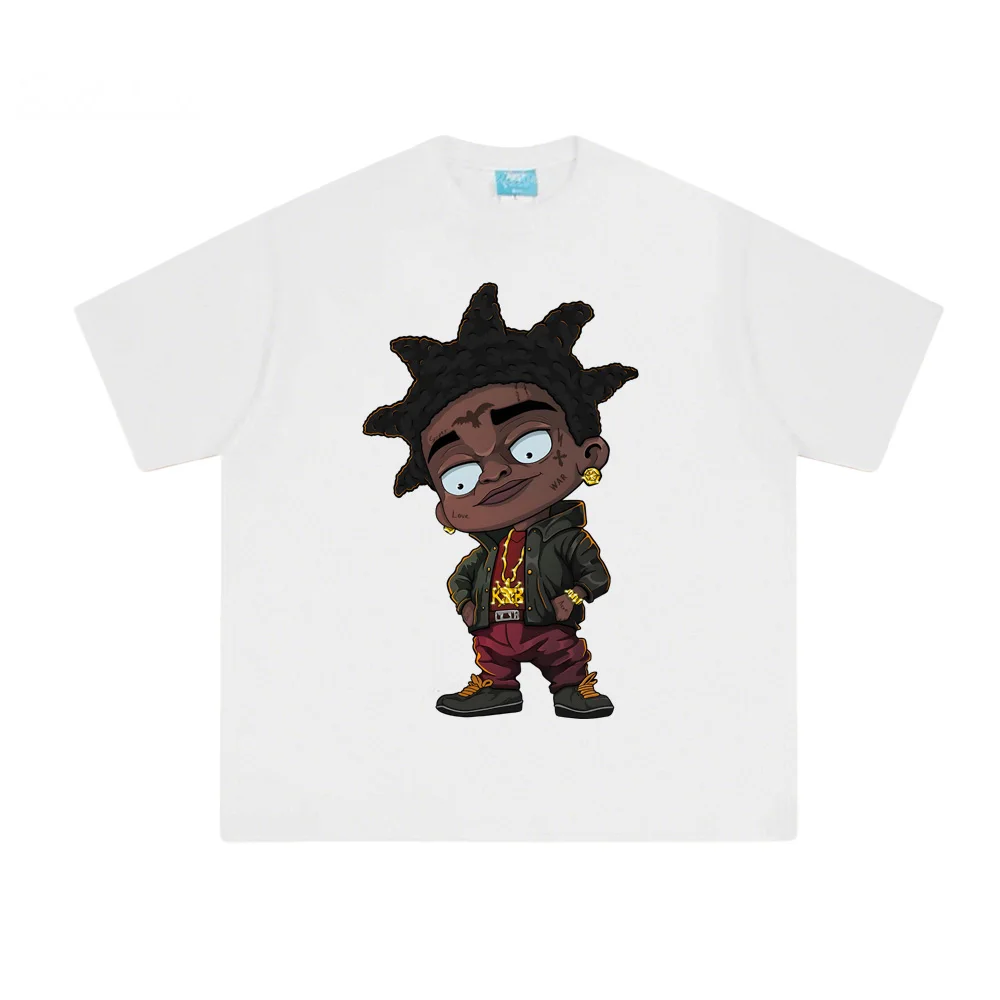 

Kodak Black 2025 NewT Shirt Summer Round NeckTee-shirt Sleeve Korean 100%Cotton Clothing High Quality Female/Male Hip Hop Tops