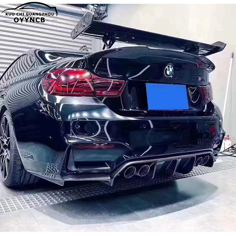 GTS Style For BMW F82 F80 M3 M4 M5 M6 Real Carbon Fiber Rear Spoiler For Car M2 M3 M4 Car Styling