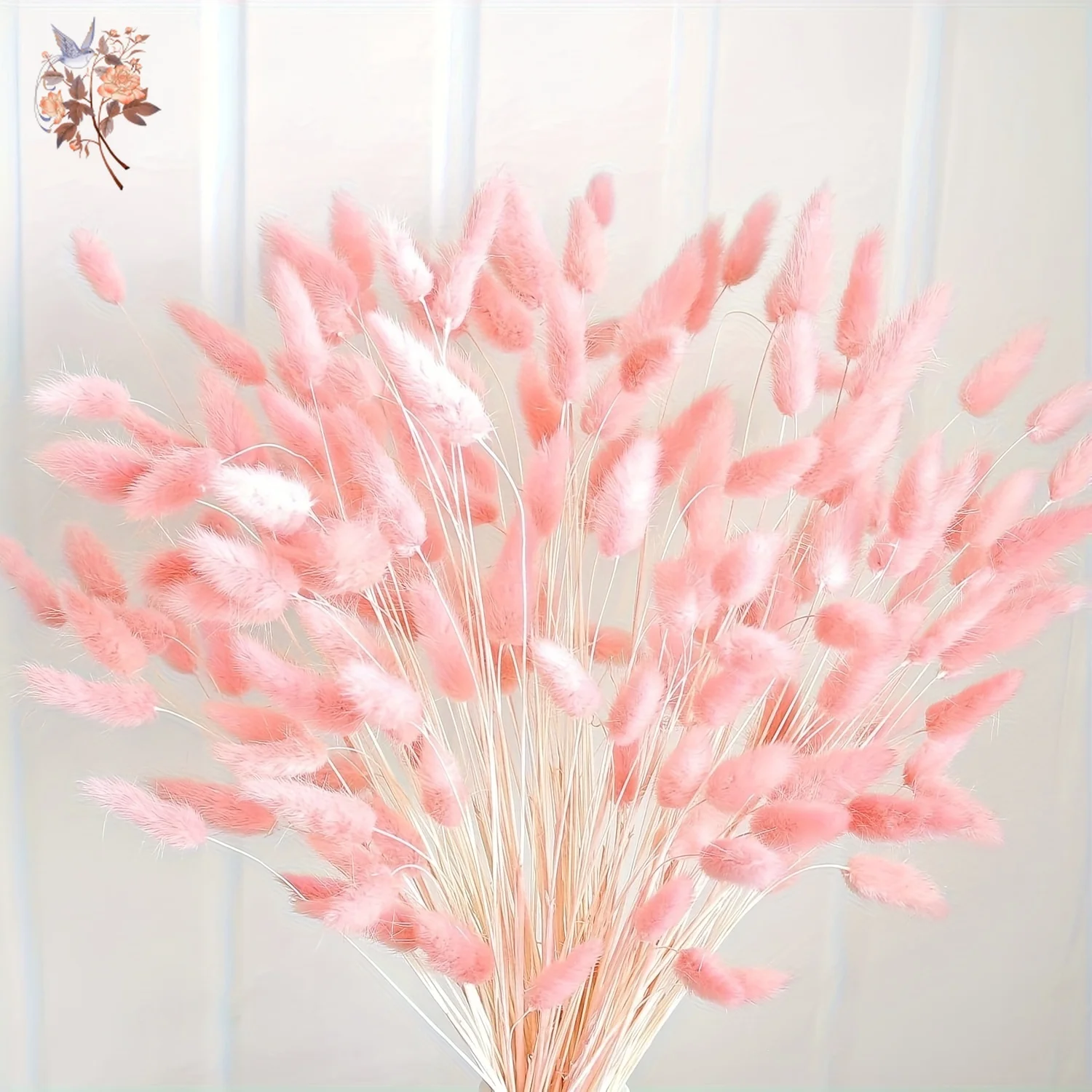 

Artificial Natural Pink Rabbit Tail Grass Bouquet DIY Home Decor Dry Flower Branch Bunny Tails Plants Wedding Table Centerpieces
