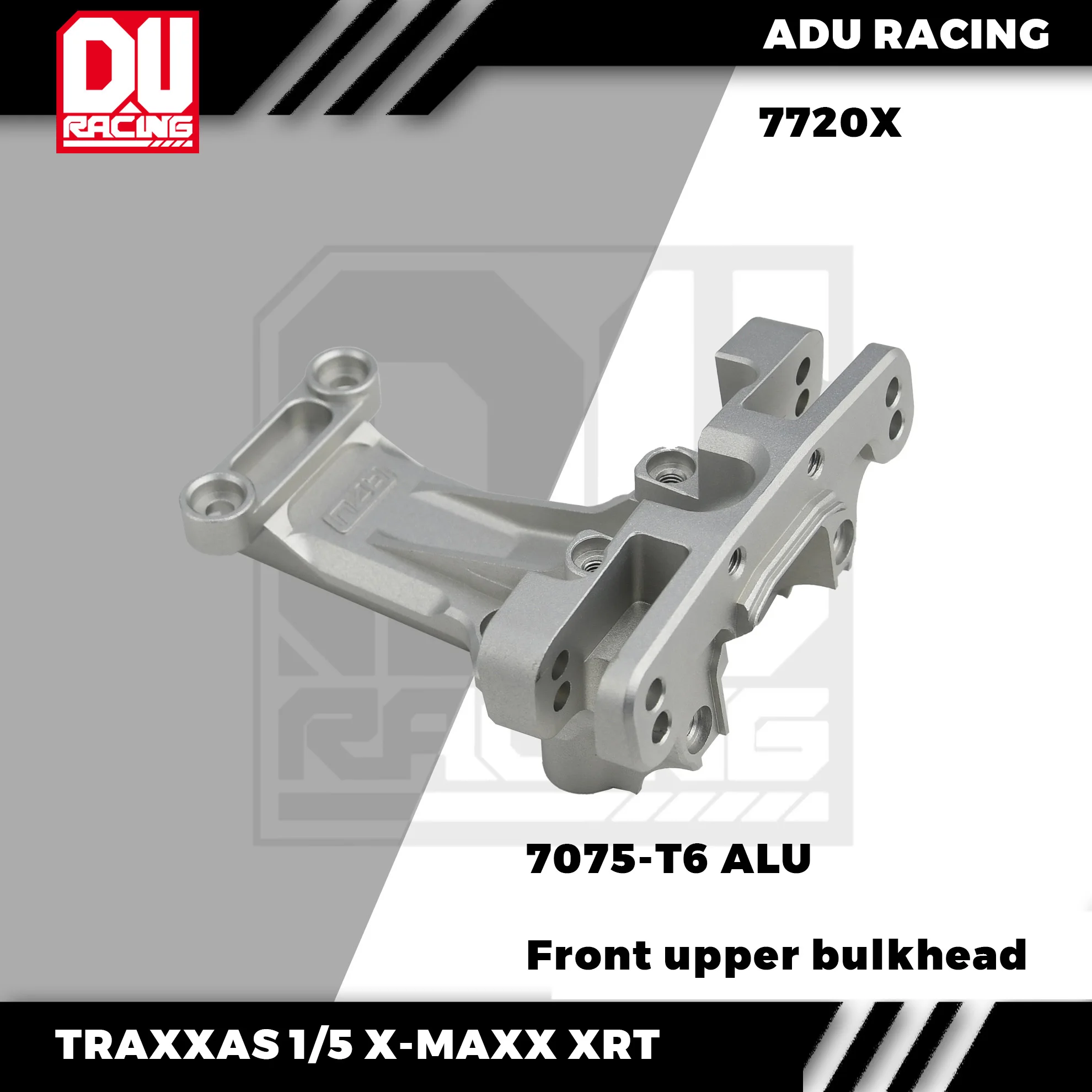 ADU RACING 7075-T6 ZESTAW PRZEDNI GÓRNYCH GÓRNYCH KOŁA DO TRAXXAS 1/5 X-MAXX XRT 7720X