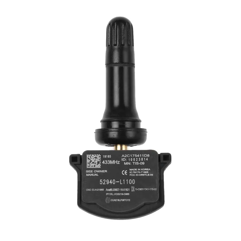 Monitor de pressão dos pneus TPMS, 52940-L1100, 52940L1100, Novo, KIA, Seltos, Hyundai, Sonata 2019-2020, 433MHz