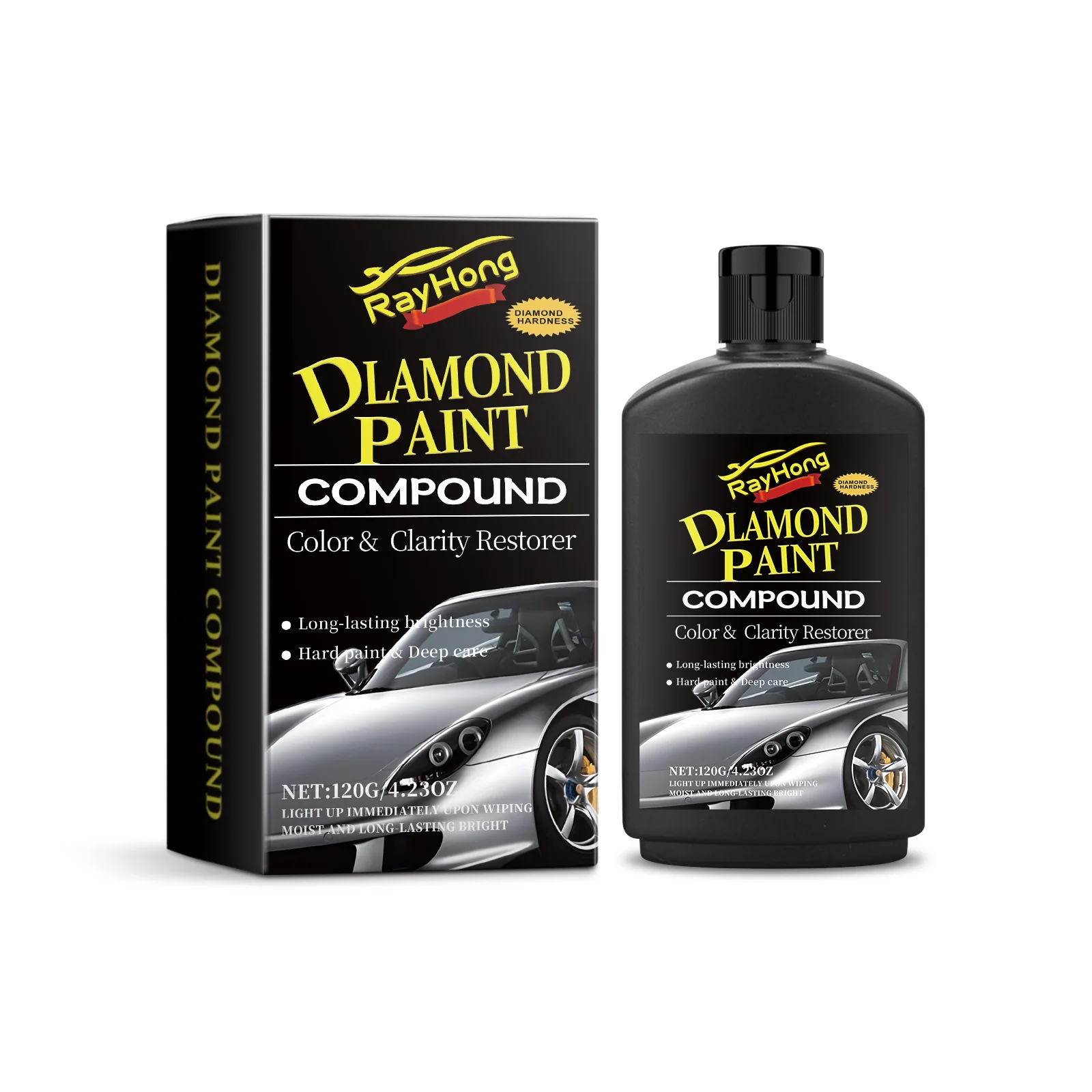 Rayhong Car Coating Polish Car Cleaning Coating Car Paint Polishing Maintenance Polishing Waxing Remove Stains 1pcs