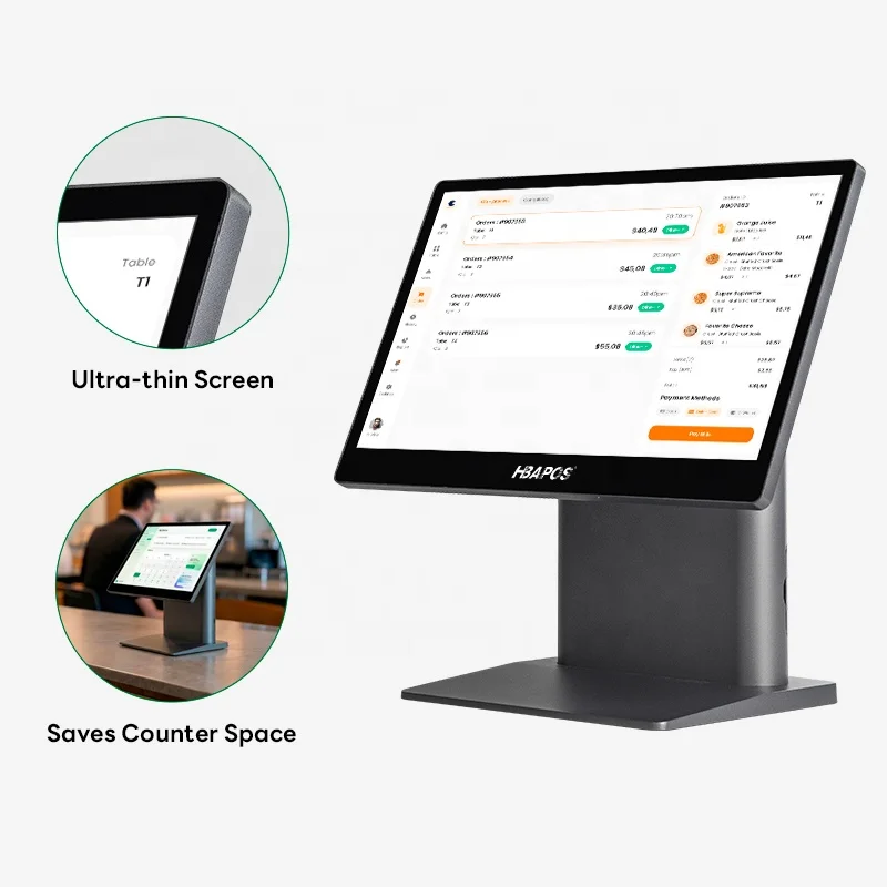 

ATV&UTV15.6 Inch Cash Register POS System Supplier Aluminum Alloy Shell Touch Screen All in One Pos System for Wholesale