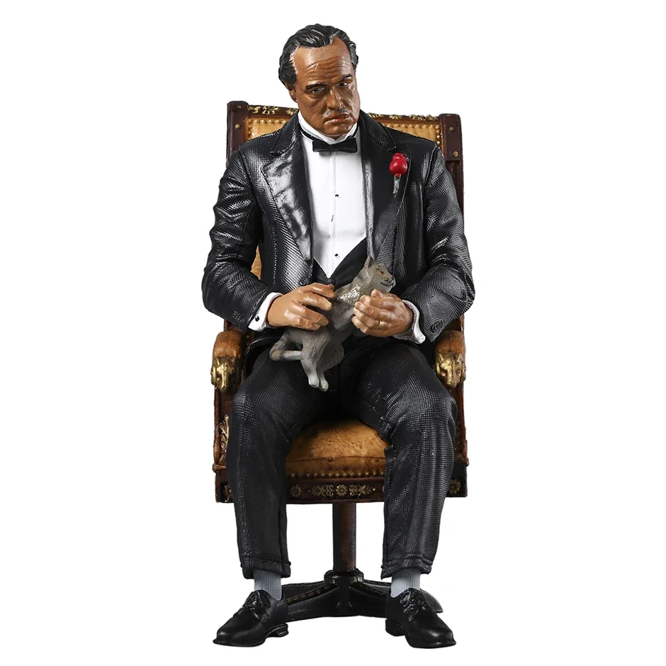 De Godfather Vito Corleone 6" Model Figuur Pop Decoratie Speelgoed Hobby Vakantiecadeau - afbeelding 2