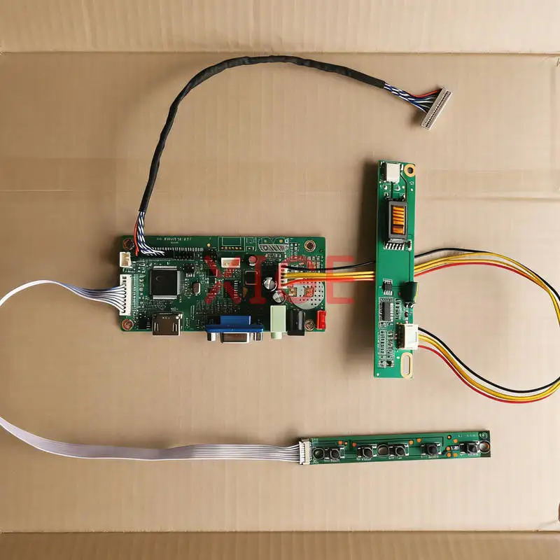 

For LTN121XU LTN121XA LTN121X1 LTN121XJ LCD Screen Drive Controller Board DIY Kit 1024x768 20 Pins LVDS 1-CCFL 1024*768 VGA+HDMI