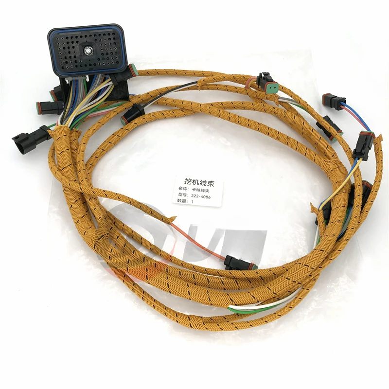 2224086 140H 160H grader engine harness 972G control harness 222-4086 for cat 966H loader