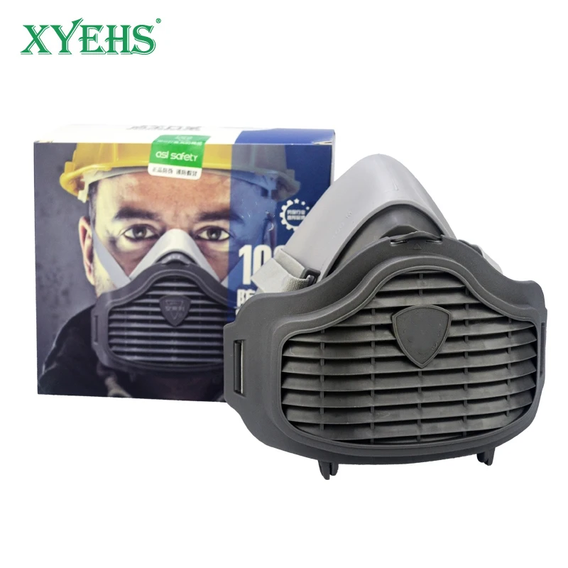 XYEHS-Masque anti-poussière avec filtre anti-poussière en coton TPE, protection qualifiée ale, sécurité au travail, calcul, polissage