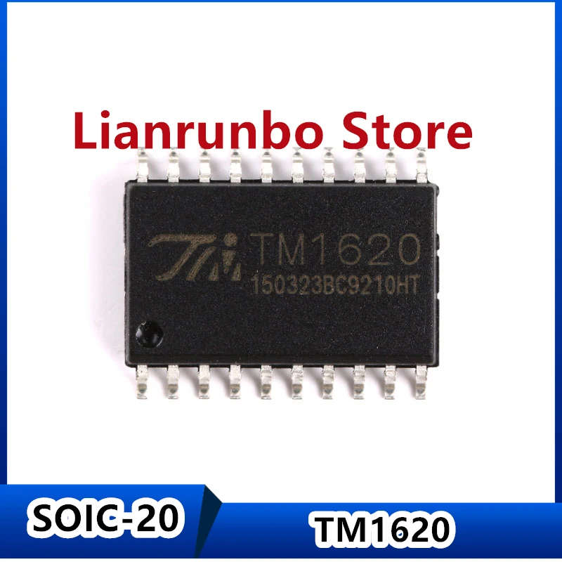 Новый оригинальный чип TM1620 SOP-20 светодиодный драйвер IC чип драйвера трубки Nixie