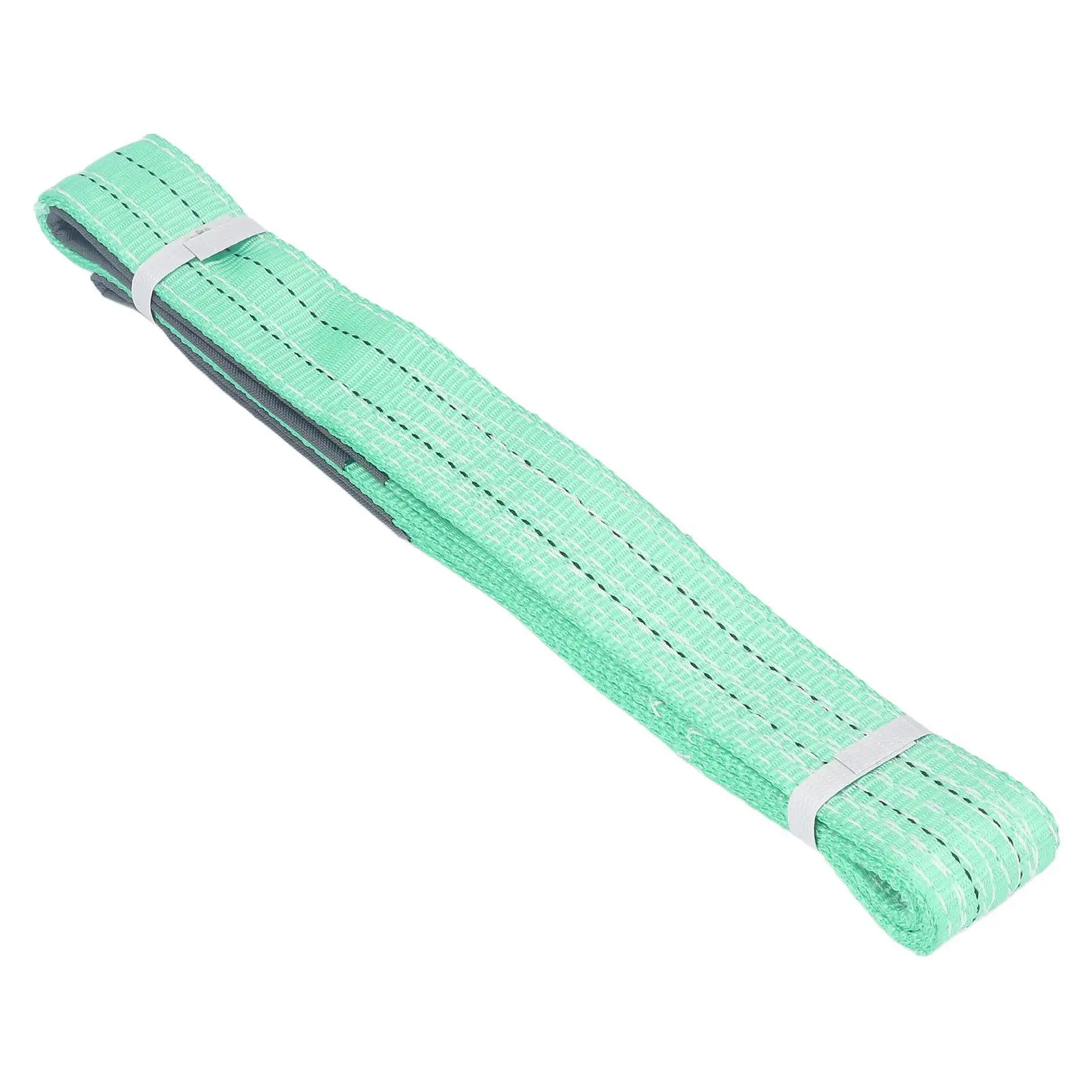 Heavy Duty Double Eye Lifting Strap Crane Hoisting Rope 2T Load Capacity Wear Resistant High Strength Multi Layer Weaving