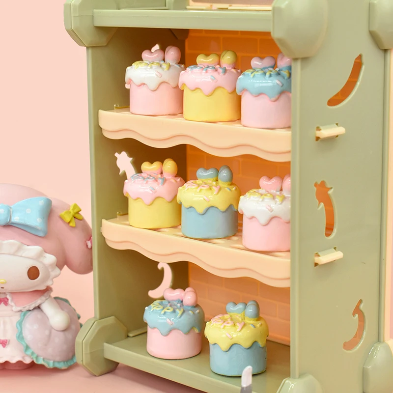 5 stücke Puppenhaus Mini Kuchen Modell Puppen Haus Dessert Gebäck Puppenhaus Dekorationen Zubehör Pretend Spielen Spielzeug