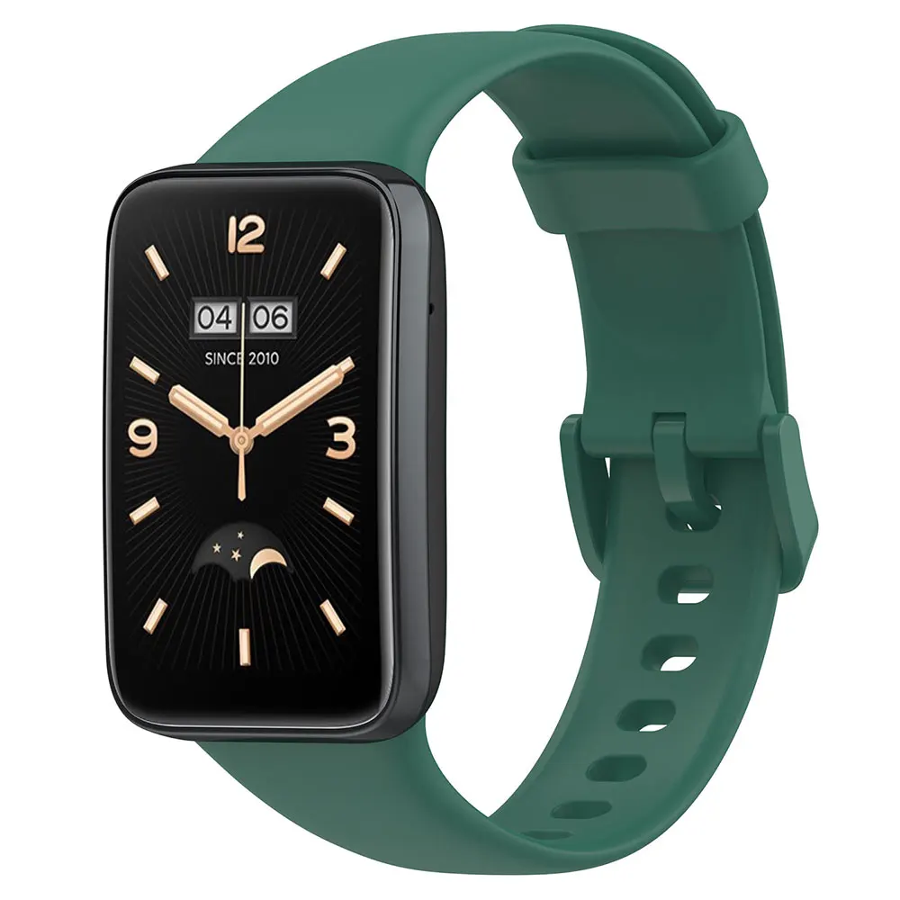 Película protectora 3D + Correa de reloj para Xiaomi Band 7 Pro, pulsera deportiva de silicona, pulsera de repuesto