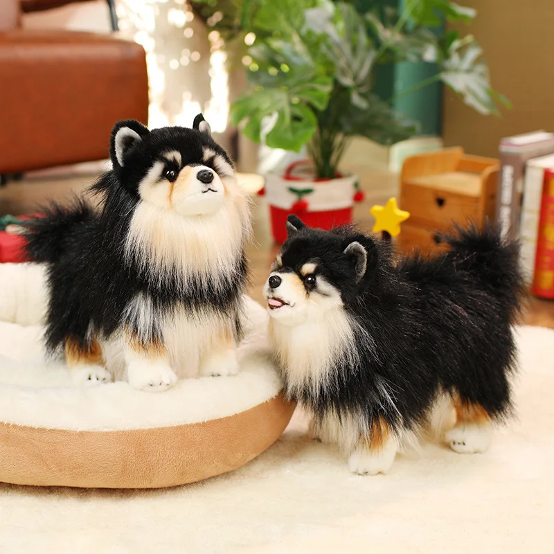 Real Life Standing Chihuahua Plush Toys Soft Lifelike Puppy Stuffed Animal Dog Doll Kids Children Christmas Gifts High Quality