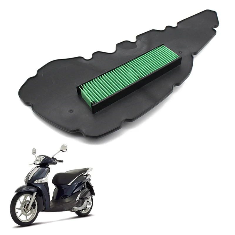 Motorcycle Air Intake Cleaner Engine Air Filter Accessories For Piaggio Vespa Medley 125 150