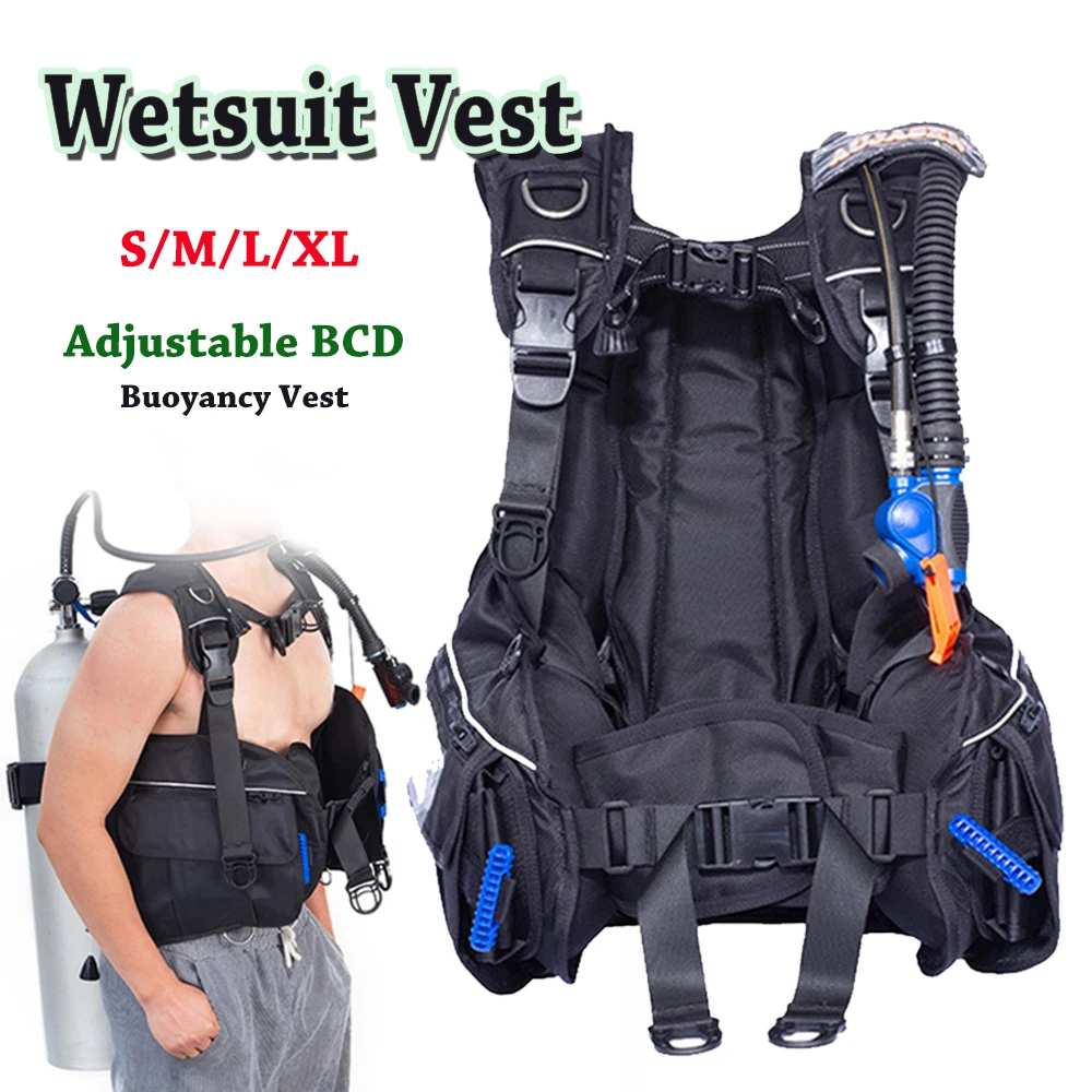 

Легкий компенсатор плавучести (BCD) S/M/L/XL для профессионального дайвинга, плавучий жилет для дайвинга с аквалангом
