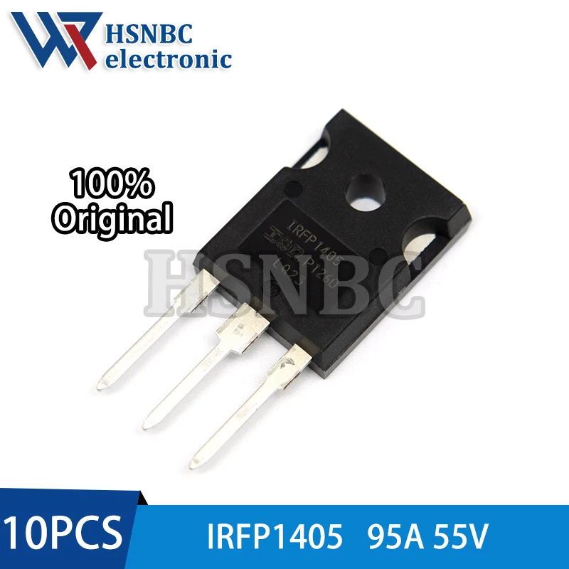 

10PCS IRFP1405 IRFP1405PBF TO-247 95A 55V N-Channel Power MOSFET Transistor 100% New Original