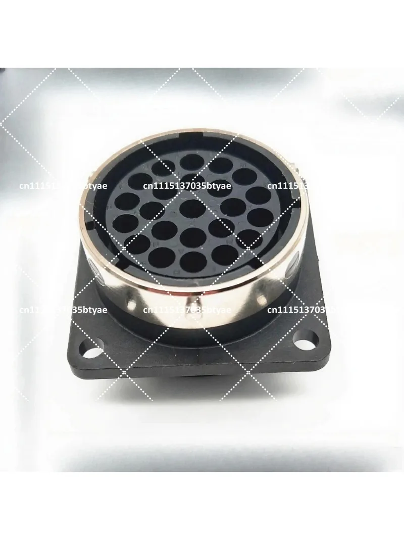 Circular Connector Receptacle 23 Pin Panel Mount Industrial Grade Sealed Female Socket