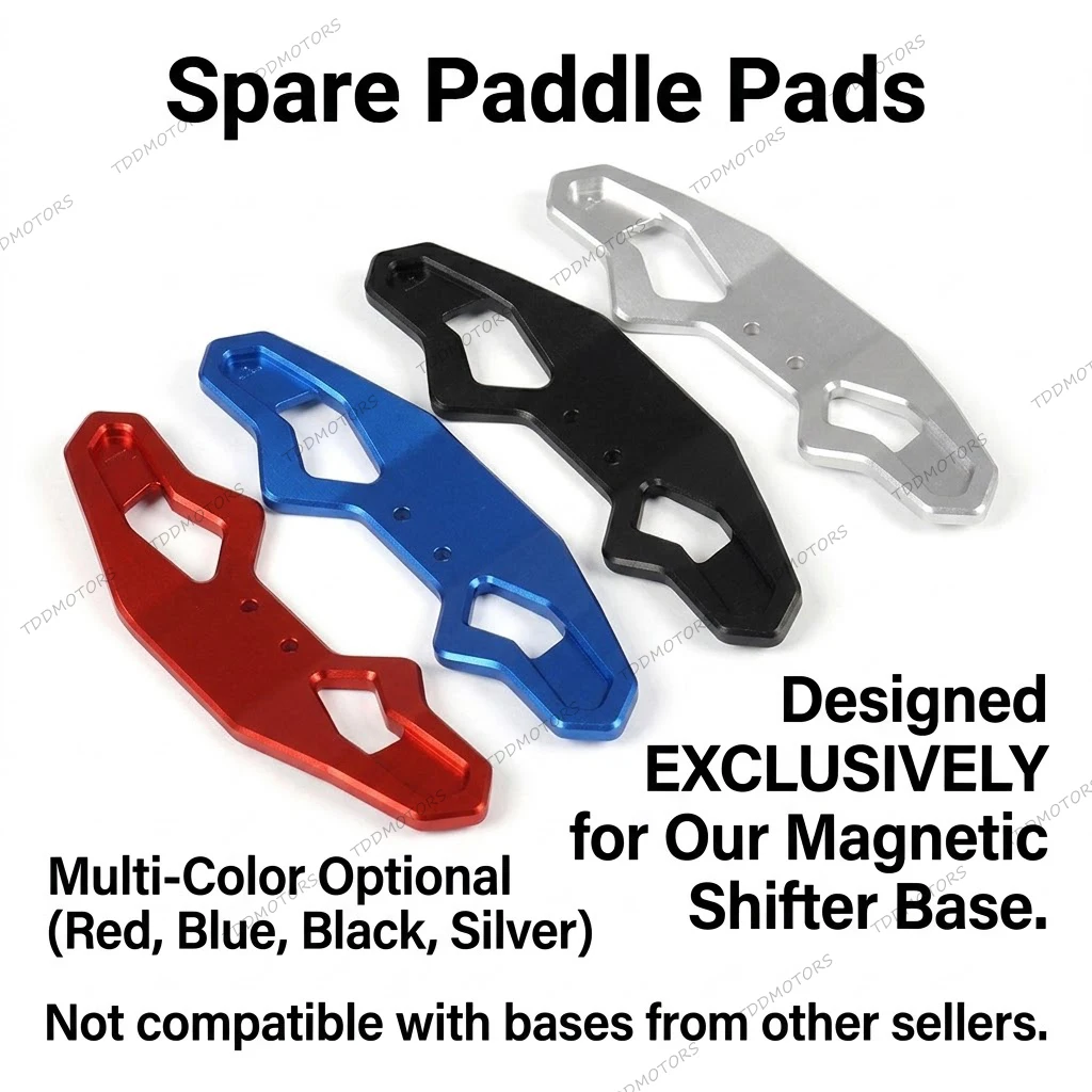 TDD Aluminum alloy Magnetic Paddle Replacement Board Only The Paddle No Base Multiple Styles and Colors Available