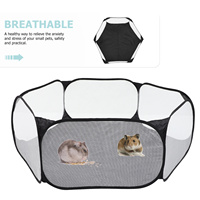 Foldable Pet Playpen for Small Animals Indoor Outdoor Multi-Function Safety Fence Baby and Puppy Playpen Tent Breathable