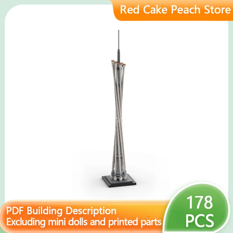 

City Street View Model MOC Building Bricks Super High-Rise Tower Modular Technology Children Holiday Gifts Assemble Toys Suit