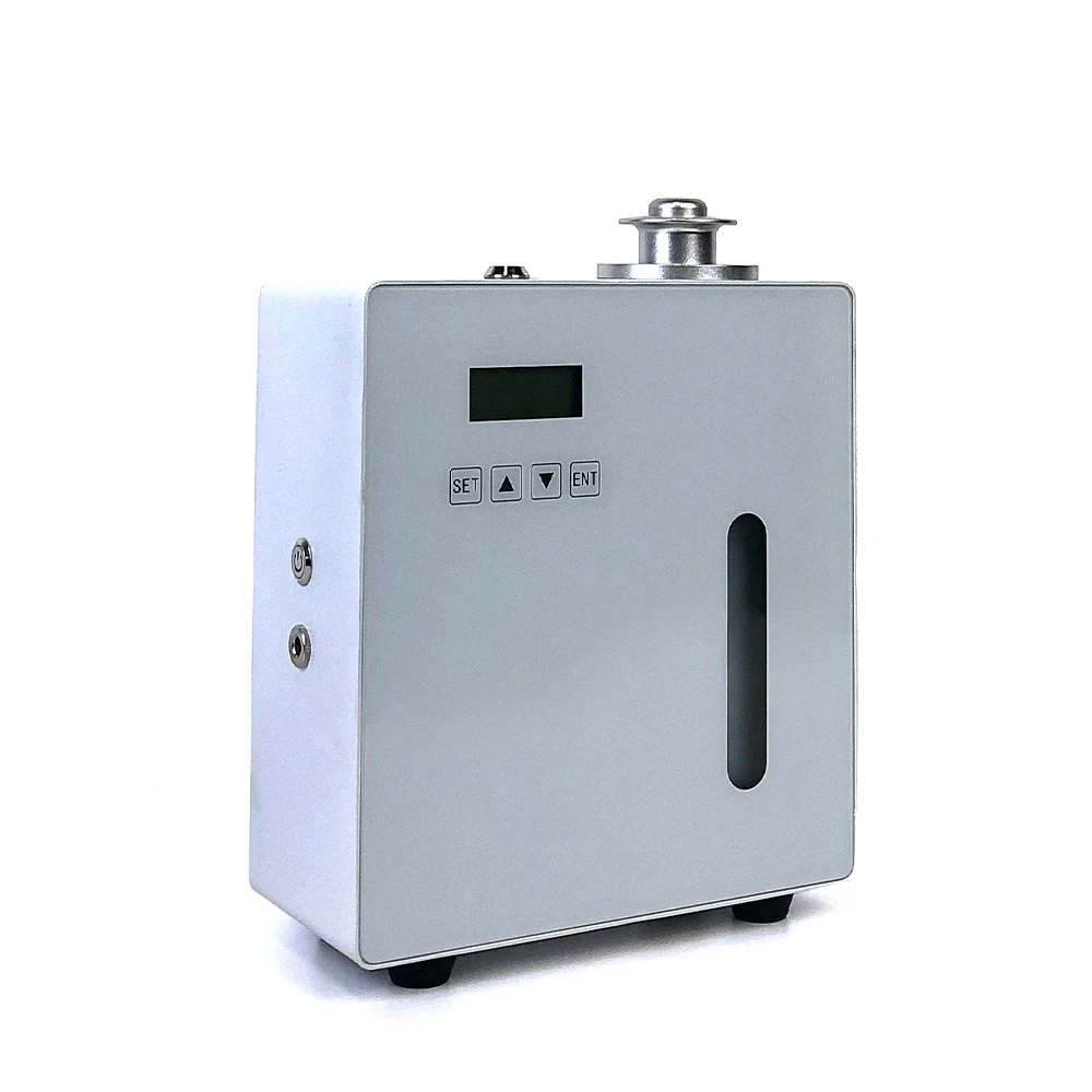 White HVAC System Fragrance Diffuser Nebulizer Mounted on Wall Aromatherapy Machine Business-Oriented Scent for Diffuser