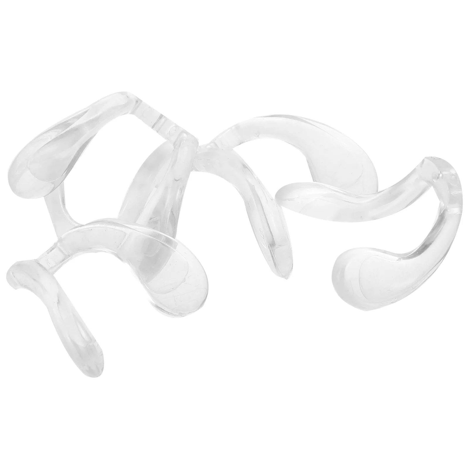

5pcs Saddle Nose Pads Soft Silicone Anti Slip Eyeglass Replacement Non Marking Lightweight Glasses