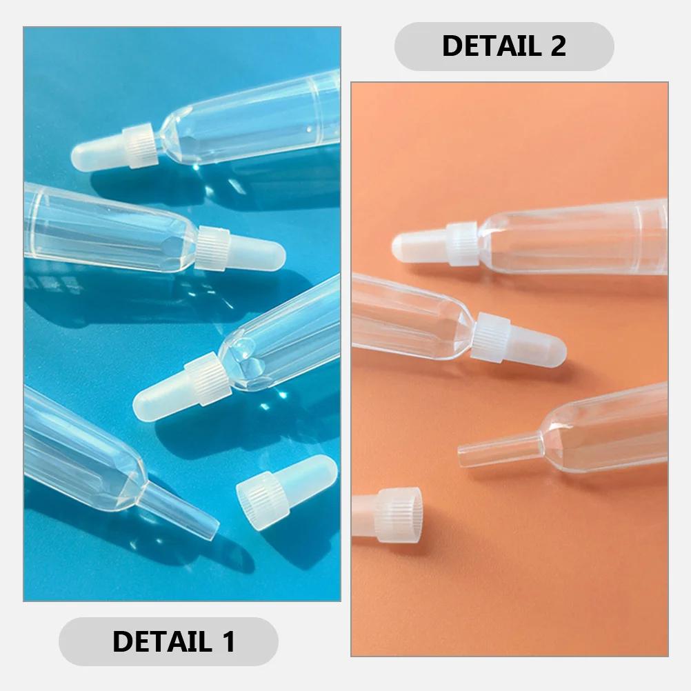 6pcs 오프너 투명 TPE 앰플 팁 캡 디스펜스 병 애플리케이터 교체 실험실 액세서리