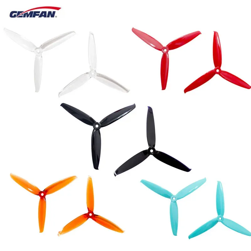 24pcs/12pairs Gemfan Flash 6042 6 Inch 3-Blade PC CW CCW Propeller for RC Models Multicopter Frame ESC Spare Part Accessories