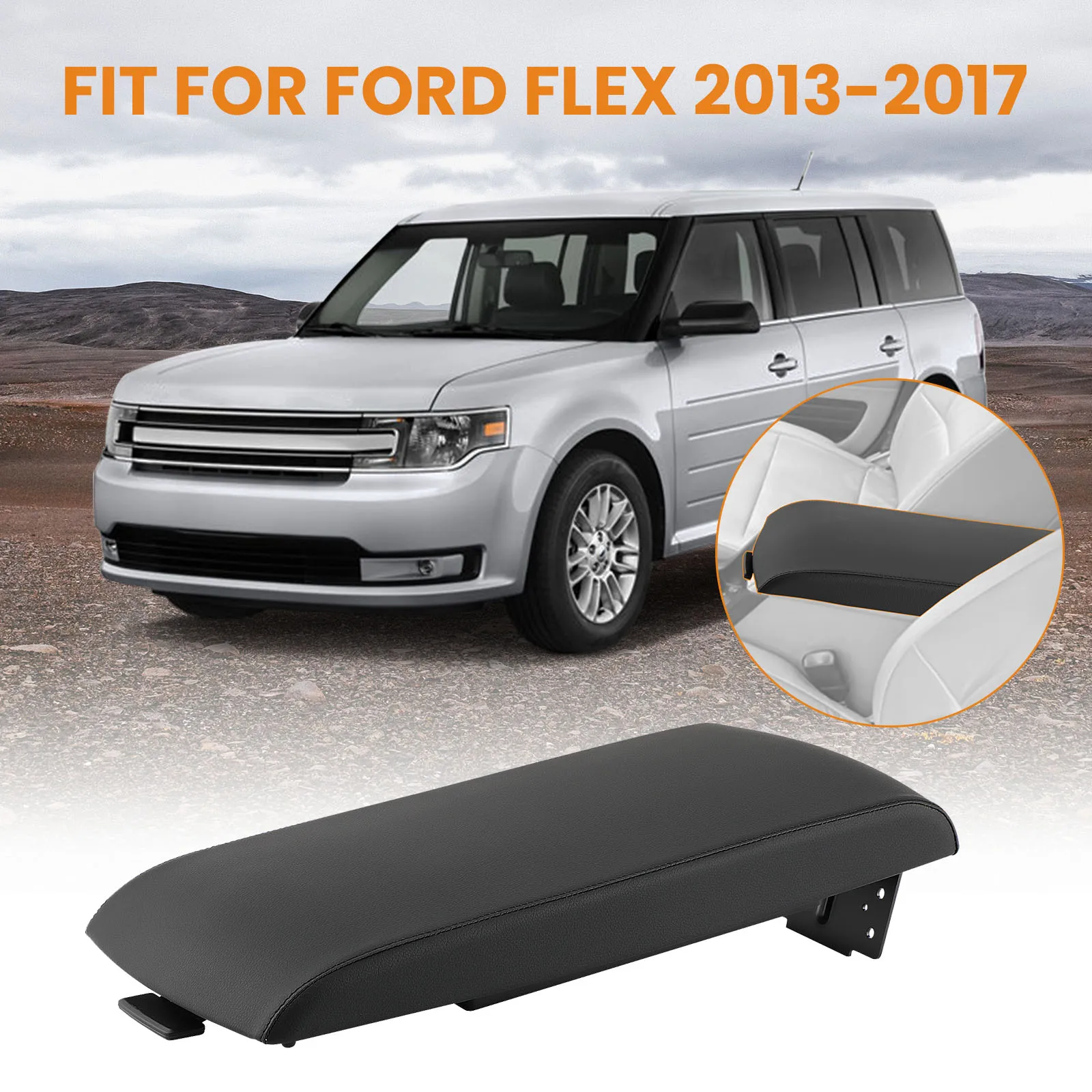 

Center Console Lid Cover For Ford Flex Armrest Fa8z-7406024-aa 13-17