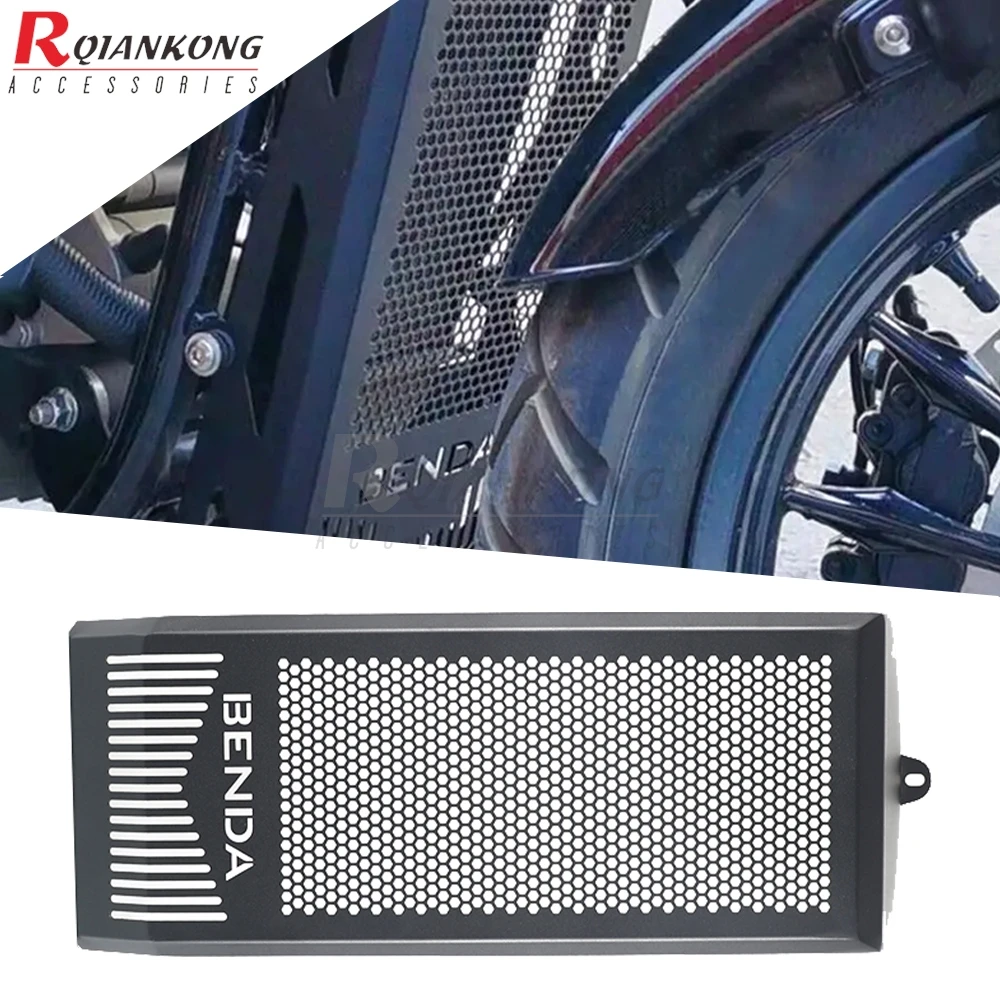 

Radiator Grille Guard Cover FOR BENDA BD300 BD 300 2021 2022 2023 2024 Motorcycle CNC Aluminium Radiator Guards Protector Cover