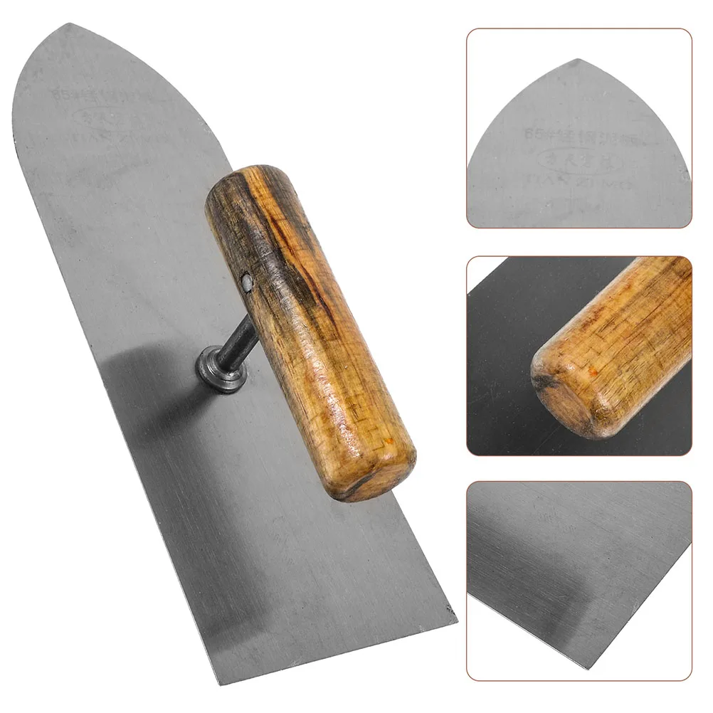 

Stainless Steel Mud Trowel Drywall Smoothing Tool Metal Plastering Trowel Portable Flat Headed Concrete Finishing Spatula