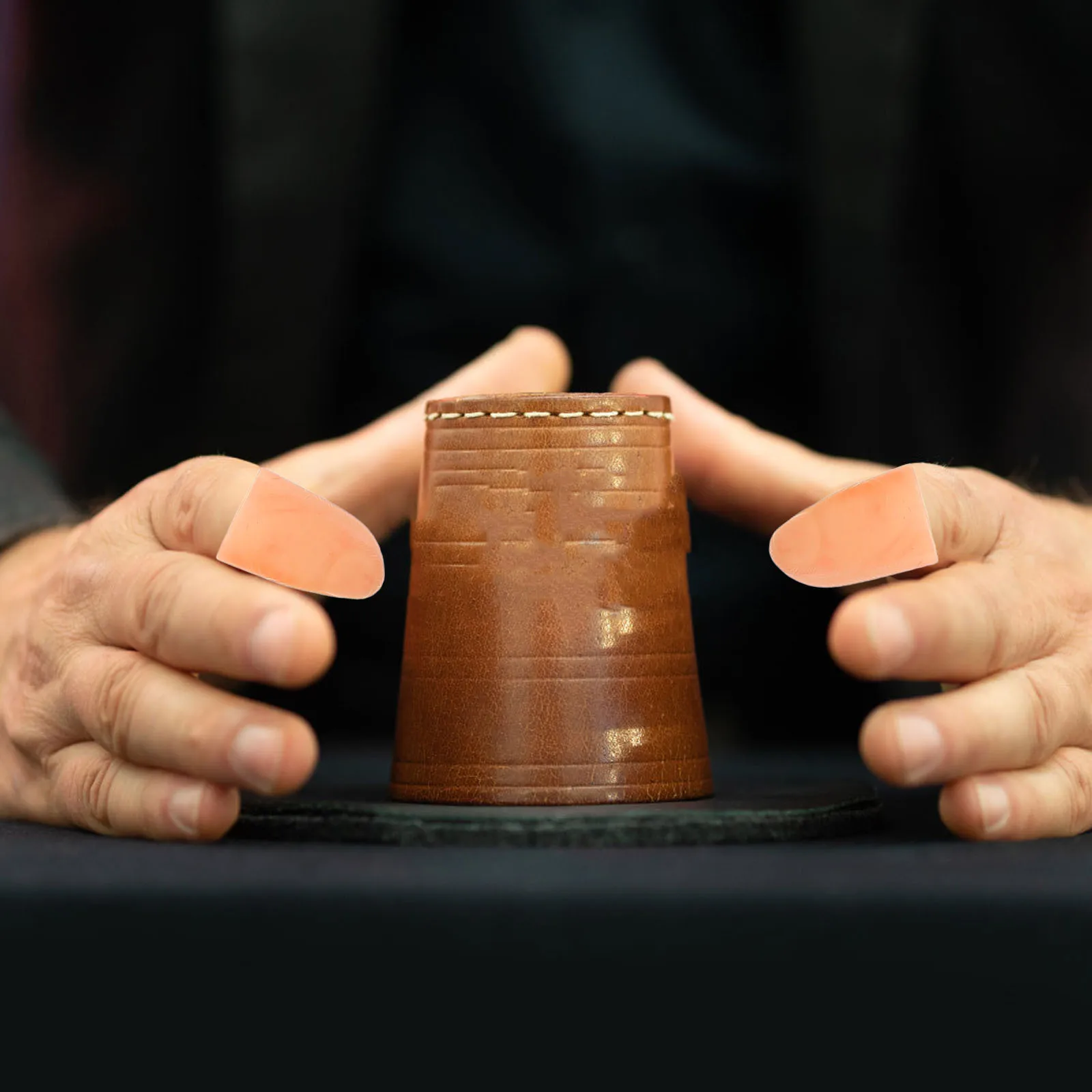 

2Sets Fake Finger Magician Scarf Creative Funny Trick Prop for Party Stage Performance Magician Accessories Party Prop