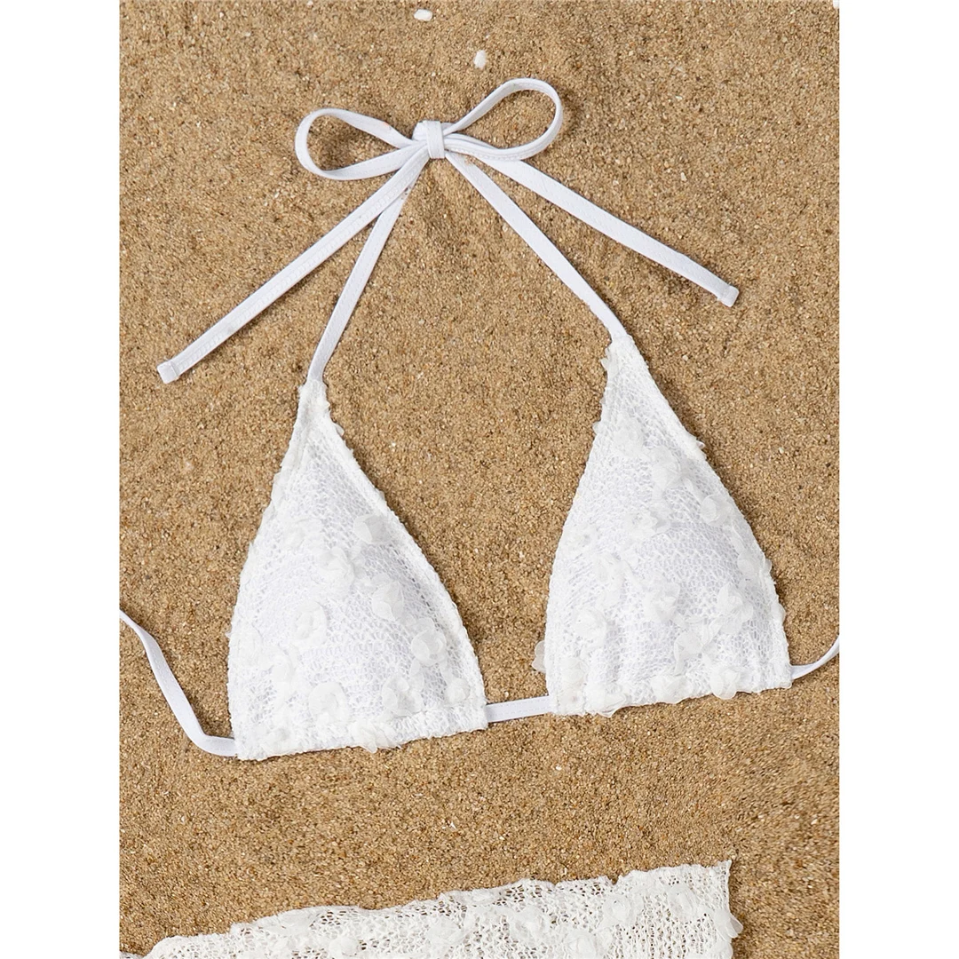 2 Farben, sexy, mit Sarong, Neckholder-Bikini, Damen-Badeanzug, Damen-Badebekleidung, dreiteiliges Bikini-Set, Badeanzug, Badebekleidung, Schwimmbekleidung V6669B – Detail 18