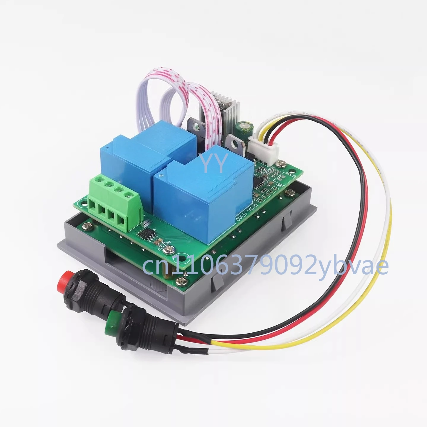 24V10A adjustable overcurrent protector digital display protection overload with forward and reverse switch OVLD