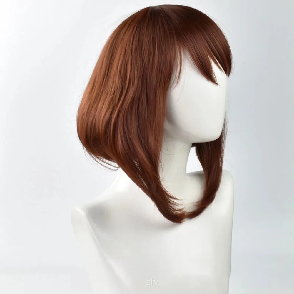 Peruka Cosplay Anime My Hero Academia Liri Ochiazi Peruka Symulacyjna Popo Peruka Uczennicy Peruka na Imprezę Świąteczną Przebranie