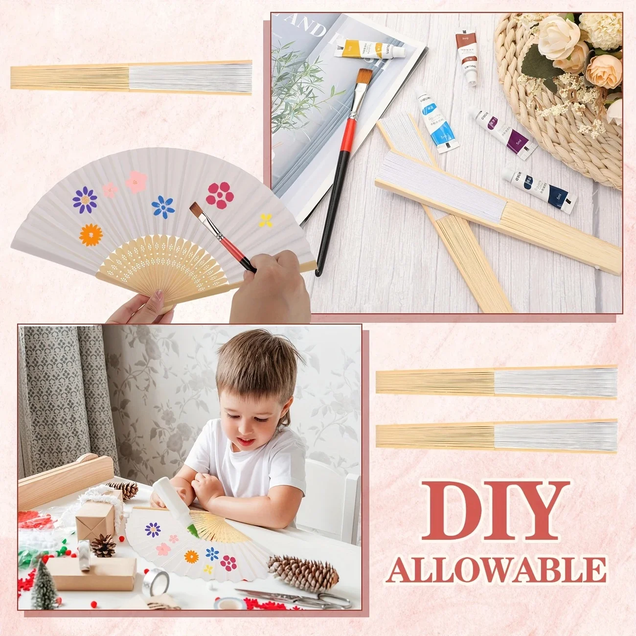 Custom Folding Paper Hand Fan 5
