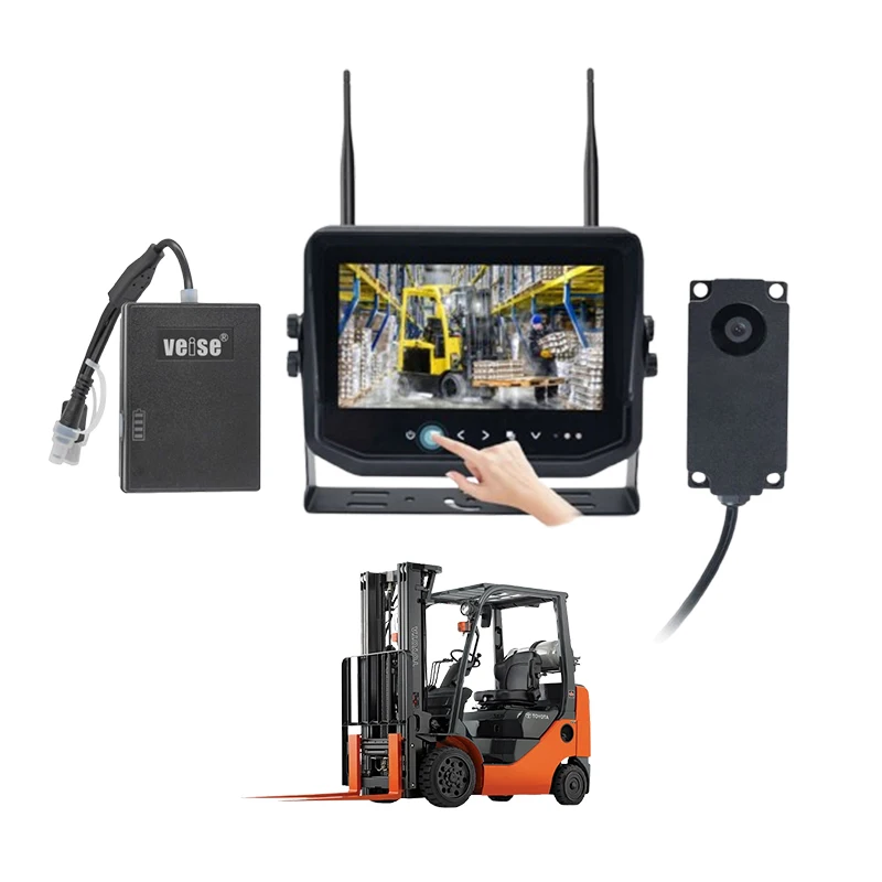 

AHD Wireless Waterproof Forklift Camera System Cold Warehouse Fork Arm Mounted Carriage Mounted Camera With Heating