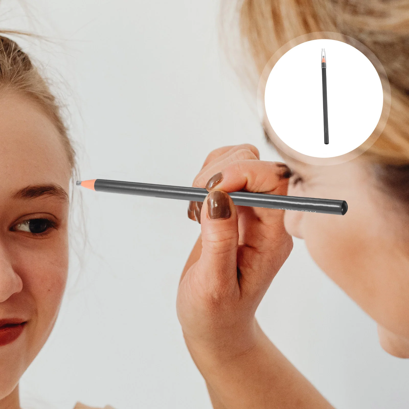 1 Stück wasserdichter Augenbrauenstift, langlebig, wischfest, Augenbrauen-Make-up-Werkzeug für Frauen, tragbarer Eyeliner-Stift