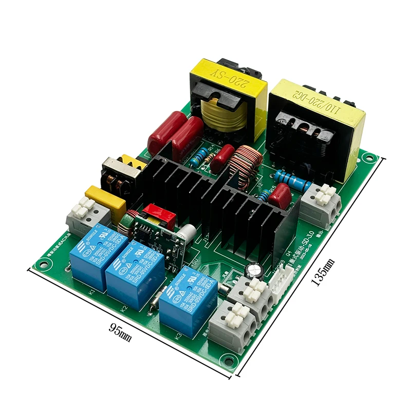 FanYingSonic 100W Digital Display Circuit Board With 40KHz Transducer For Ultrasonic Generator Parts PCB Driver Boards