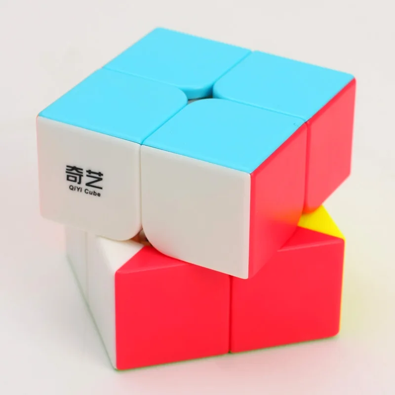 Newest QiYi QiDi S 2x2x2 Magic Speed Cube Brain Teaser Toys Puzzle Cubo Magico 2x2 Wholesale Toys Children Anti Stress Neo Cube