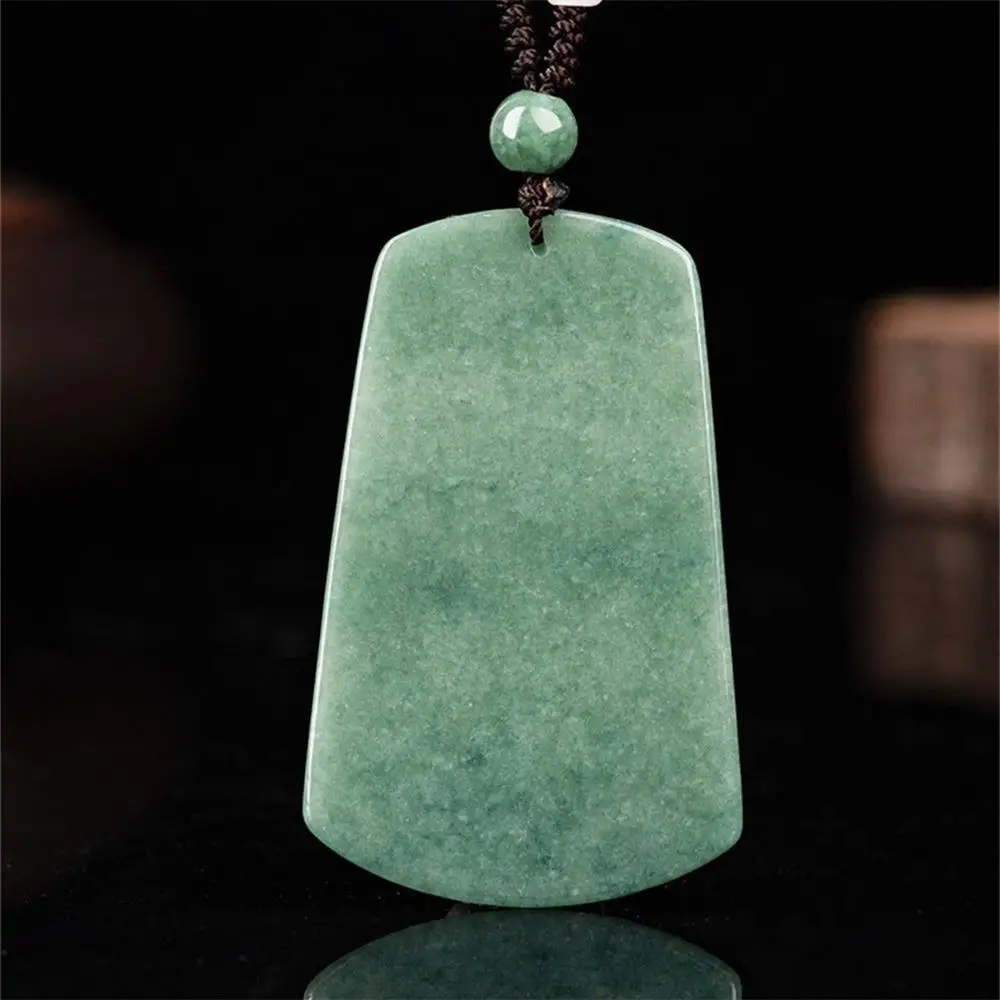 Natural A-Grade Jadeite Bean Seed Riding Dragon Guanyin Jade Pendant National Style Buddhist Amulets Exquisite Fashion Jewelry