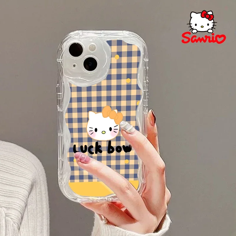 سينامورول جراب هاتف آيفون 14 برو بنات آيفون حافظة هلوكيتي موضة ملحق الهاتف المحمول قذيفة مرحبا كيتي 2025 جديد